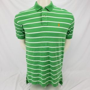 Polo by Ralph Lauren Men's Green White Shirt M